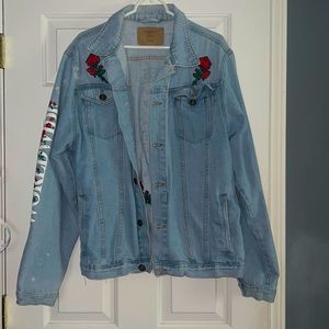 Styled jean jacket